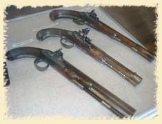 Pistolen aus der Waffensammlung